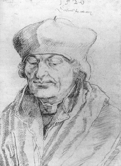 Albrecht Durer Portrait of Erasmus oil painting image